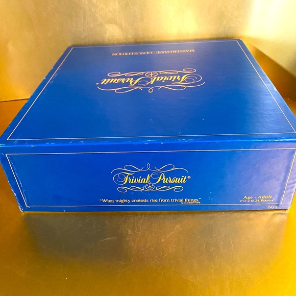 TRIVIAL PURSUIT VTG 1981 MASTER GAME GENUS EDITION ORIGINAL GAME COMPLETE - Picture 8 of 10